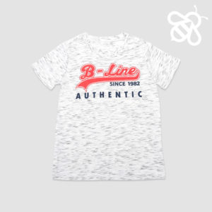 Beeline Cream Streak Tee