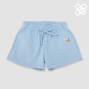 Light Blue Flc Shorts