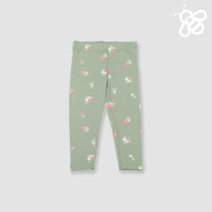 Ditsy Flower Green Legging